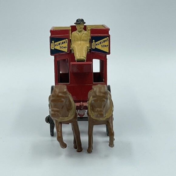 Matchbox Lesney Models of Yesteryear No. 12 Horse Bus Lipton's Tea No Box - Picture 10 of 16